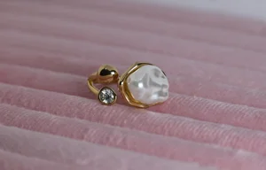 Baroque Pearl Ring