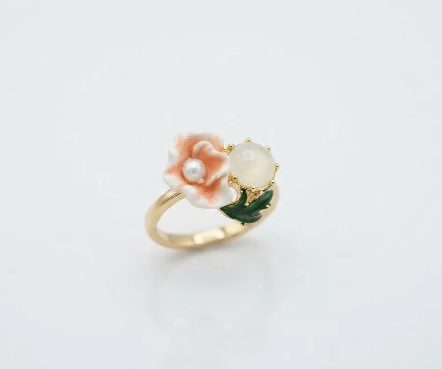 Blossom & Jade Ring