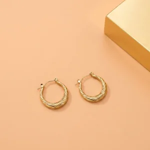 Lustre Line Hoops
