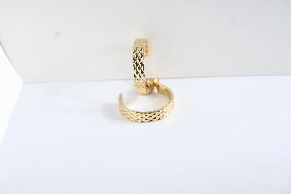 Etched Hoops