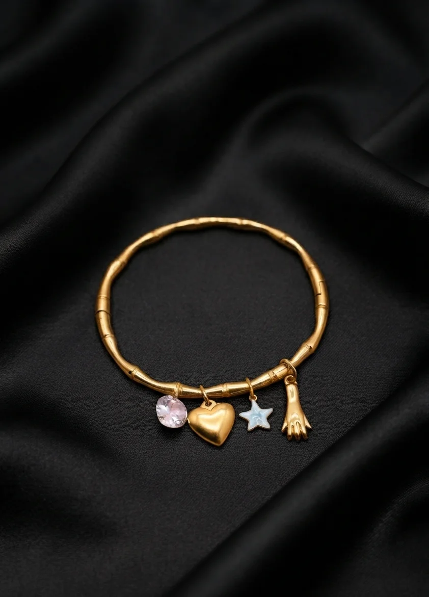 Celestial Star & Heart Charms