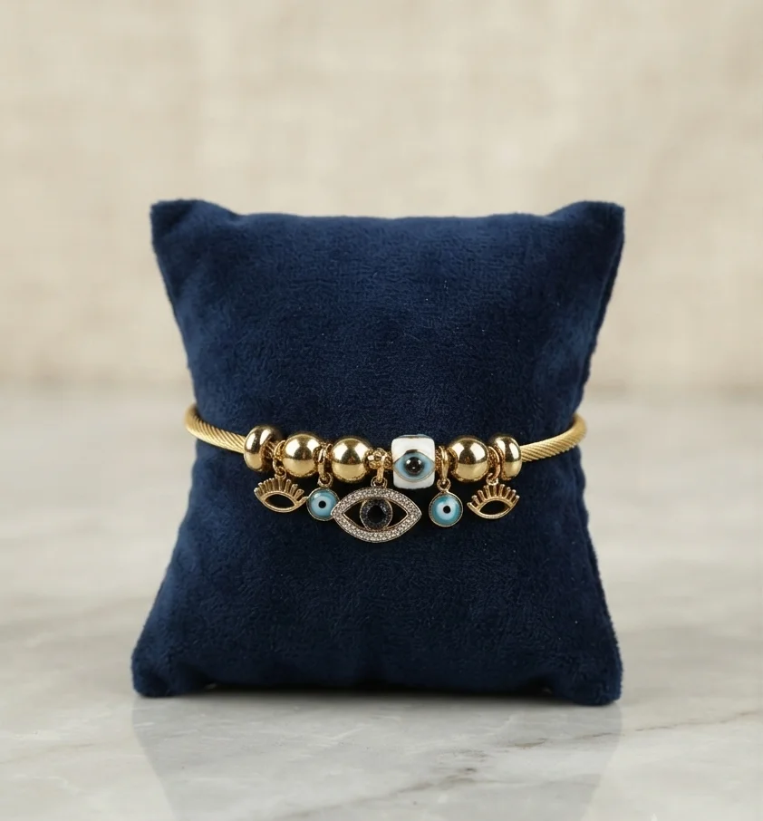 Sapphire Evil Eye Charms
